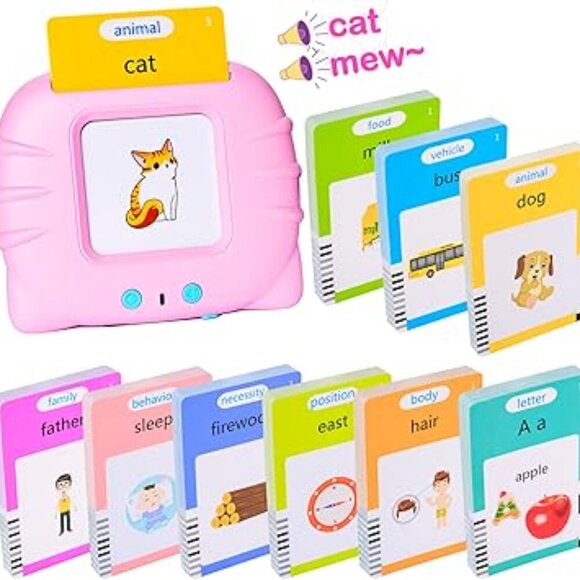 NEW 510 Talking Flash Cards for Toddlers 2-4 Years - Picture 1 of 8